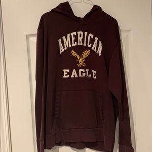 American Eagle Hoodie (Maroon)